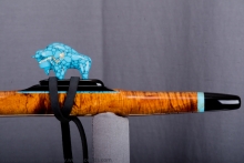 Koa Native American Flute, Minor, High E-5, #K19A (12)